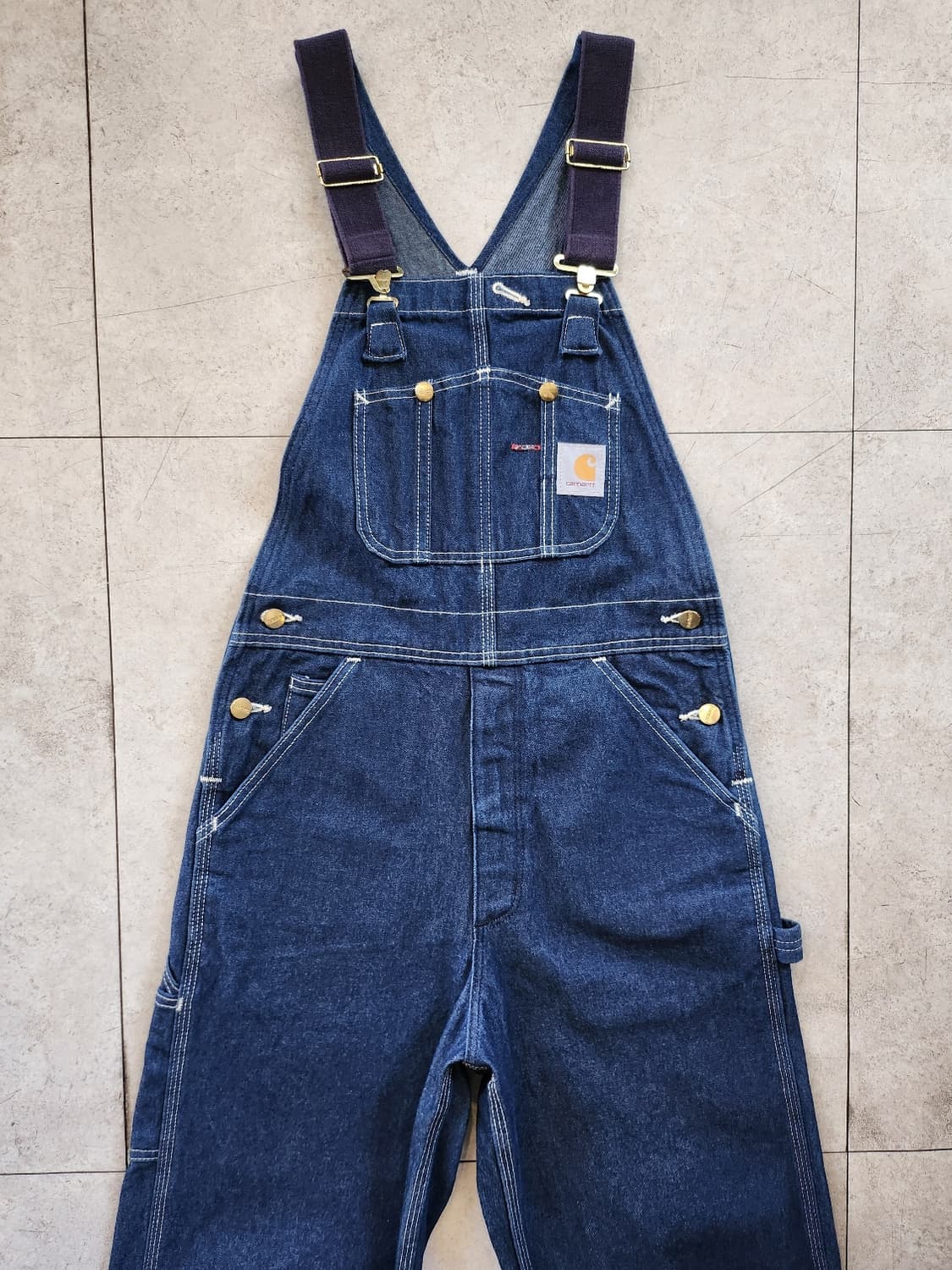 칼하트 데님 오버롤 상품이미지2