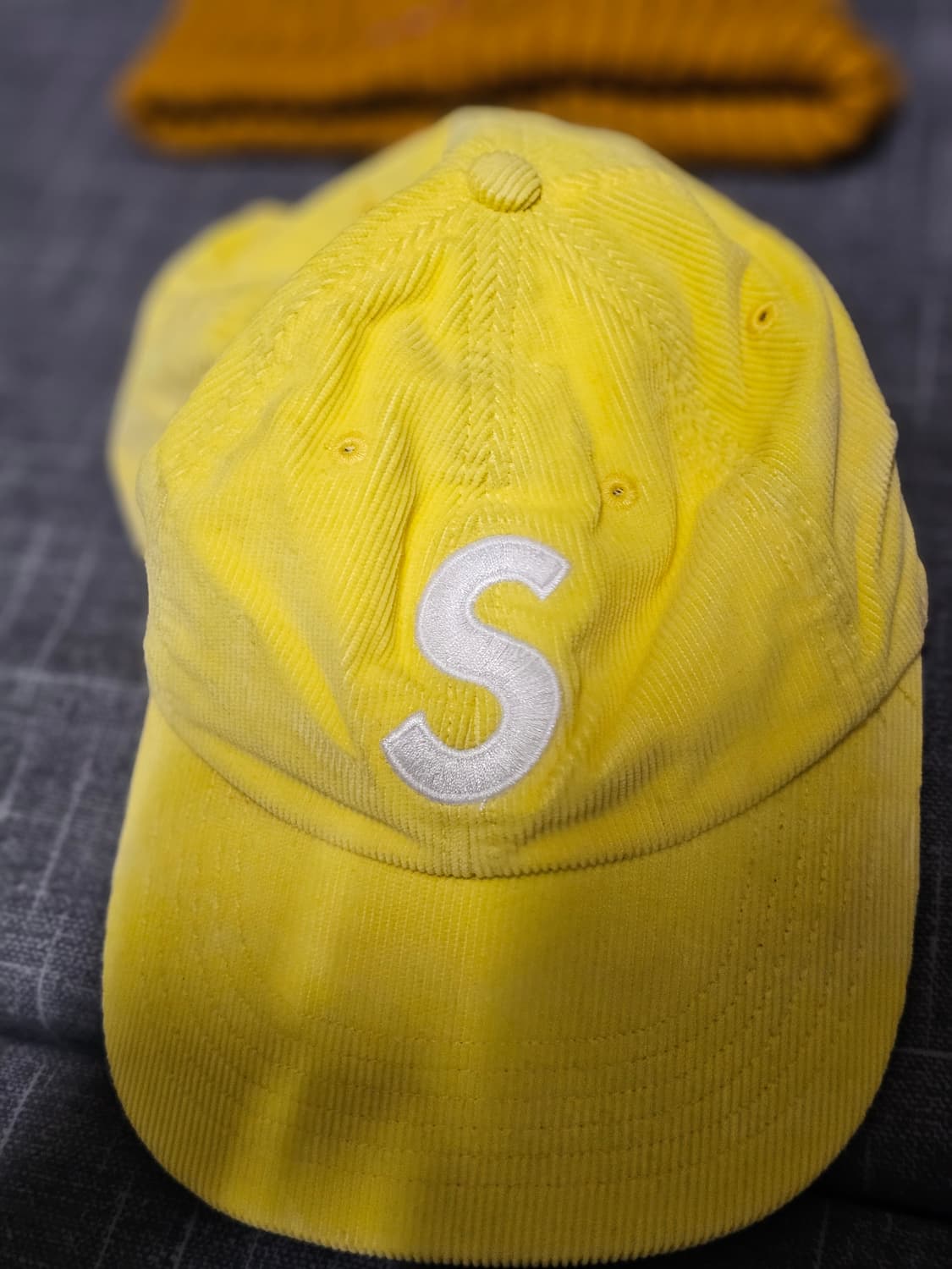 슈프림 에스로고 코듀로이 캡 상품이미지1