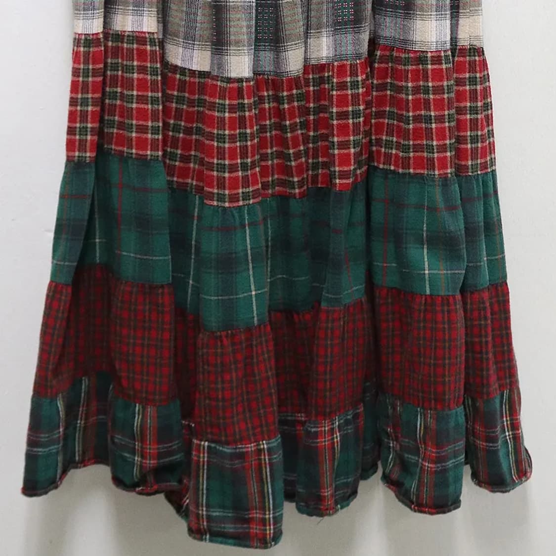 LUCIA  패치워크 캉캉 롱 스커트 60613 상품이미지4