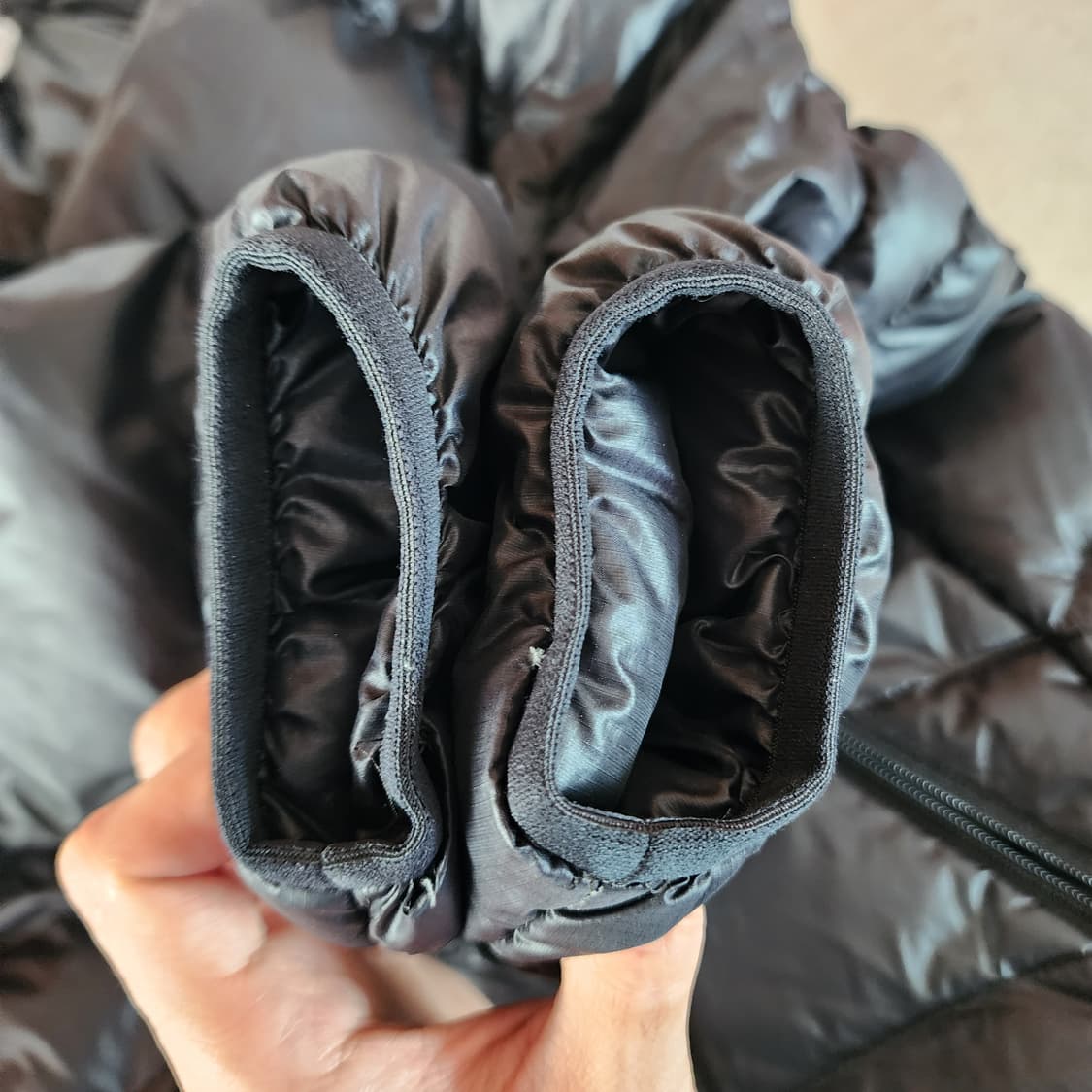 신품급!!일본판 노스페이스 아콘카구아 경량패딩 M(95) 상품이미지5