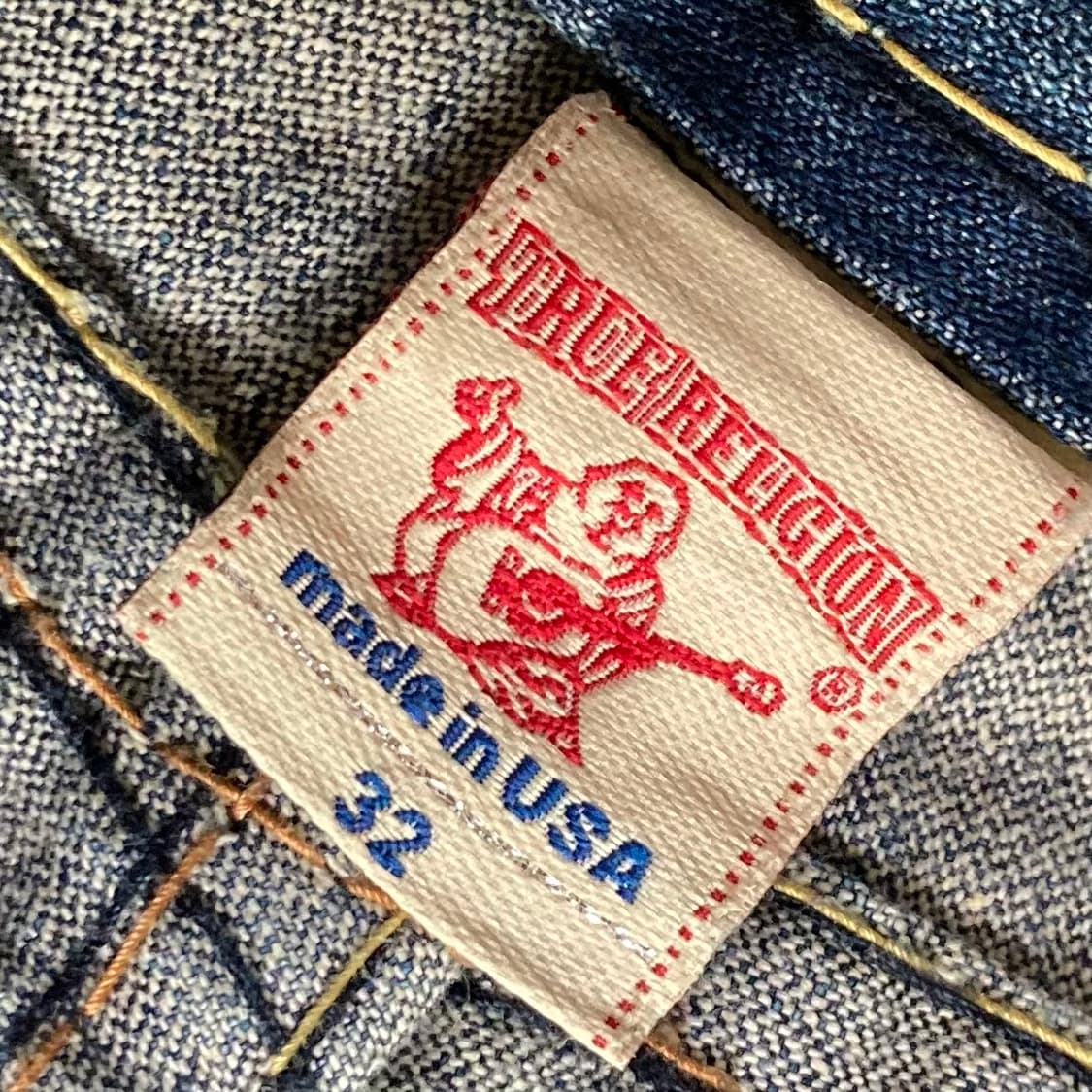 트루 릴리전 BILLY SUPERT 데님팬츠 ROW 32 SEAT 33 상품이미지5