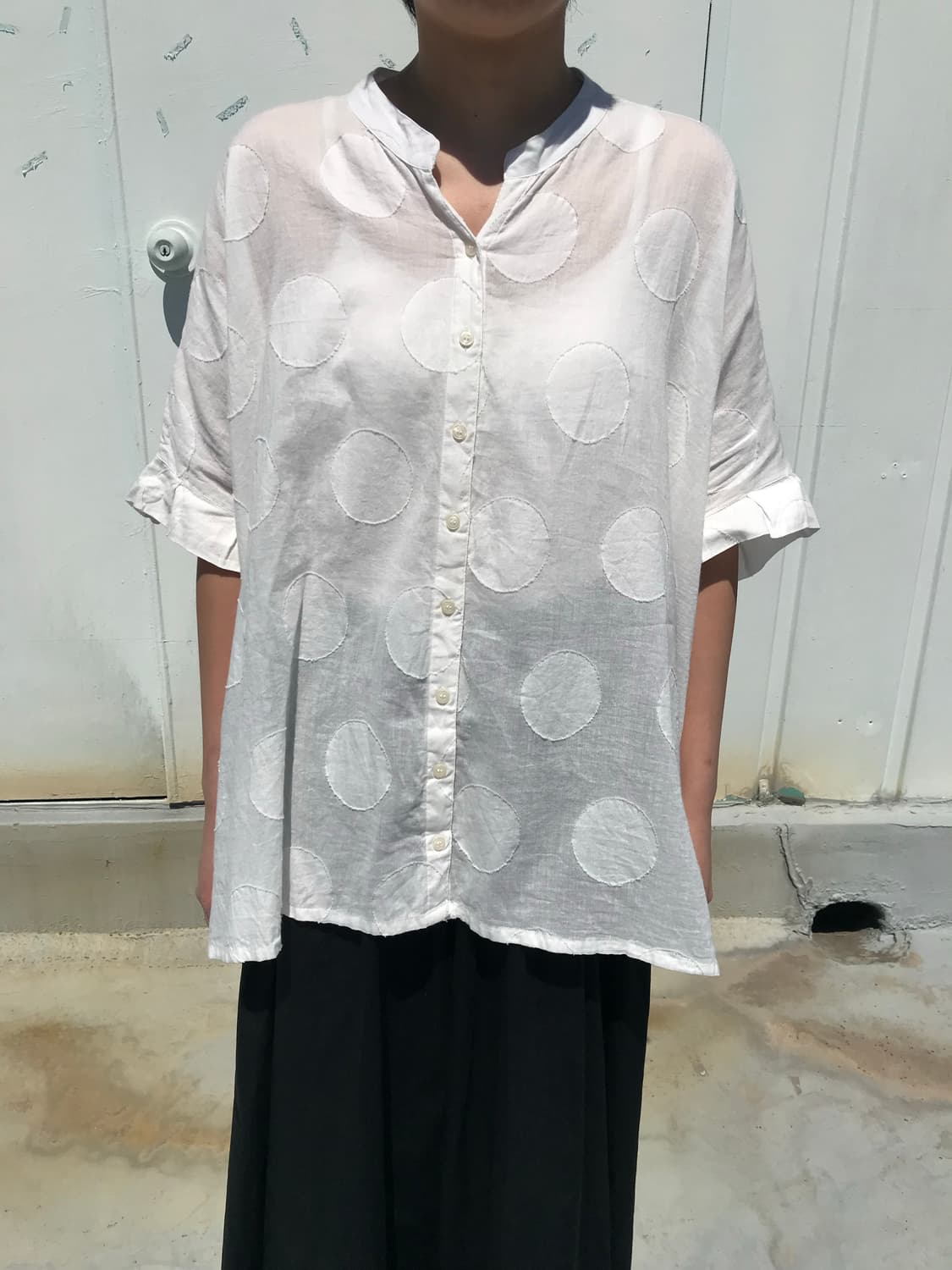 사만사모스 모리걸 도트 블라우스  상품이미지1