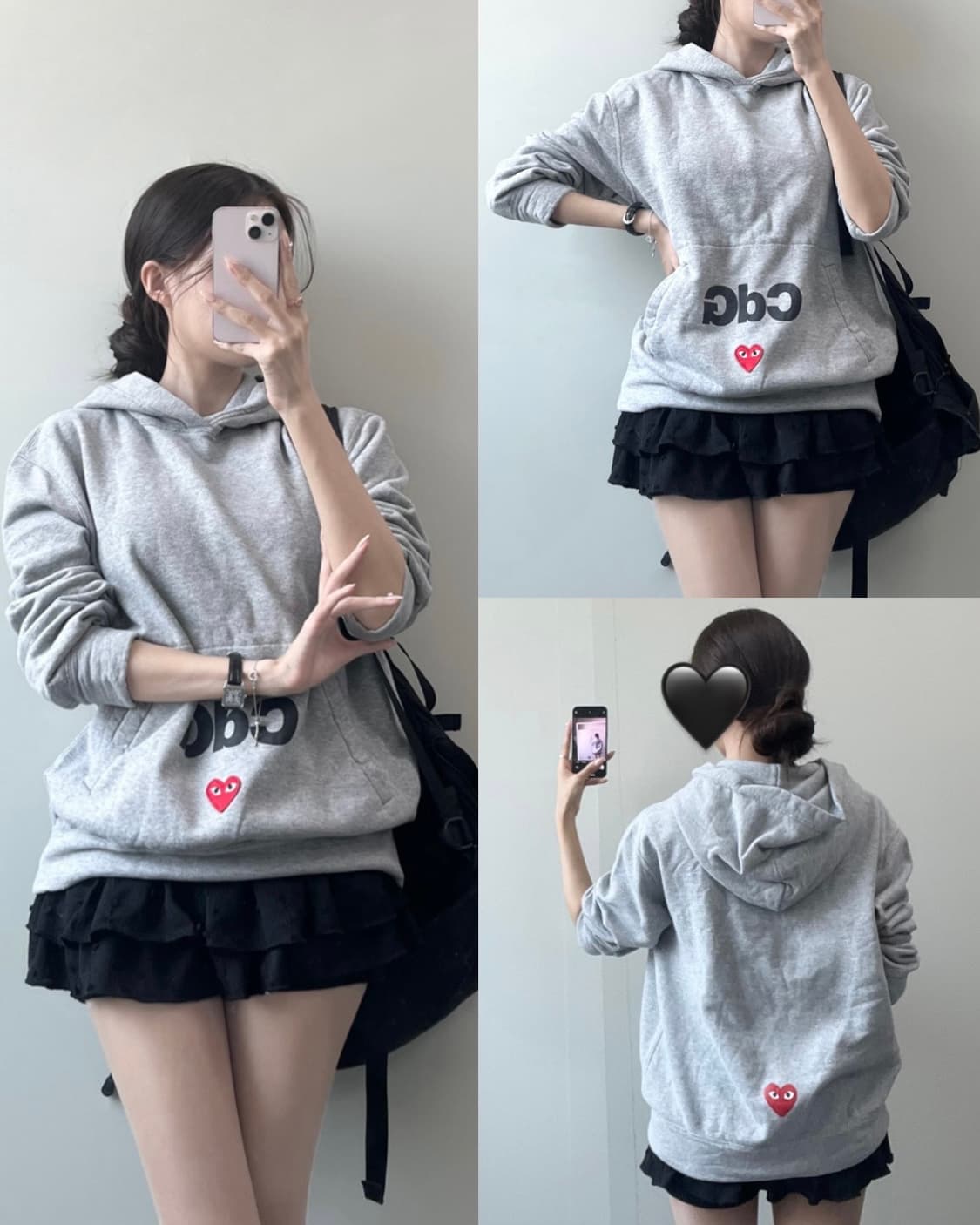 꼼데가르송 후드티 상품이미지1