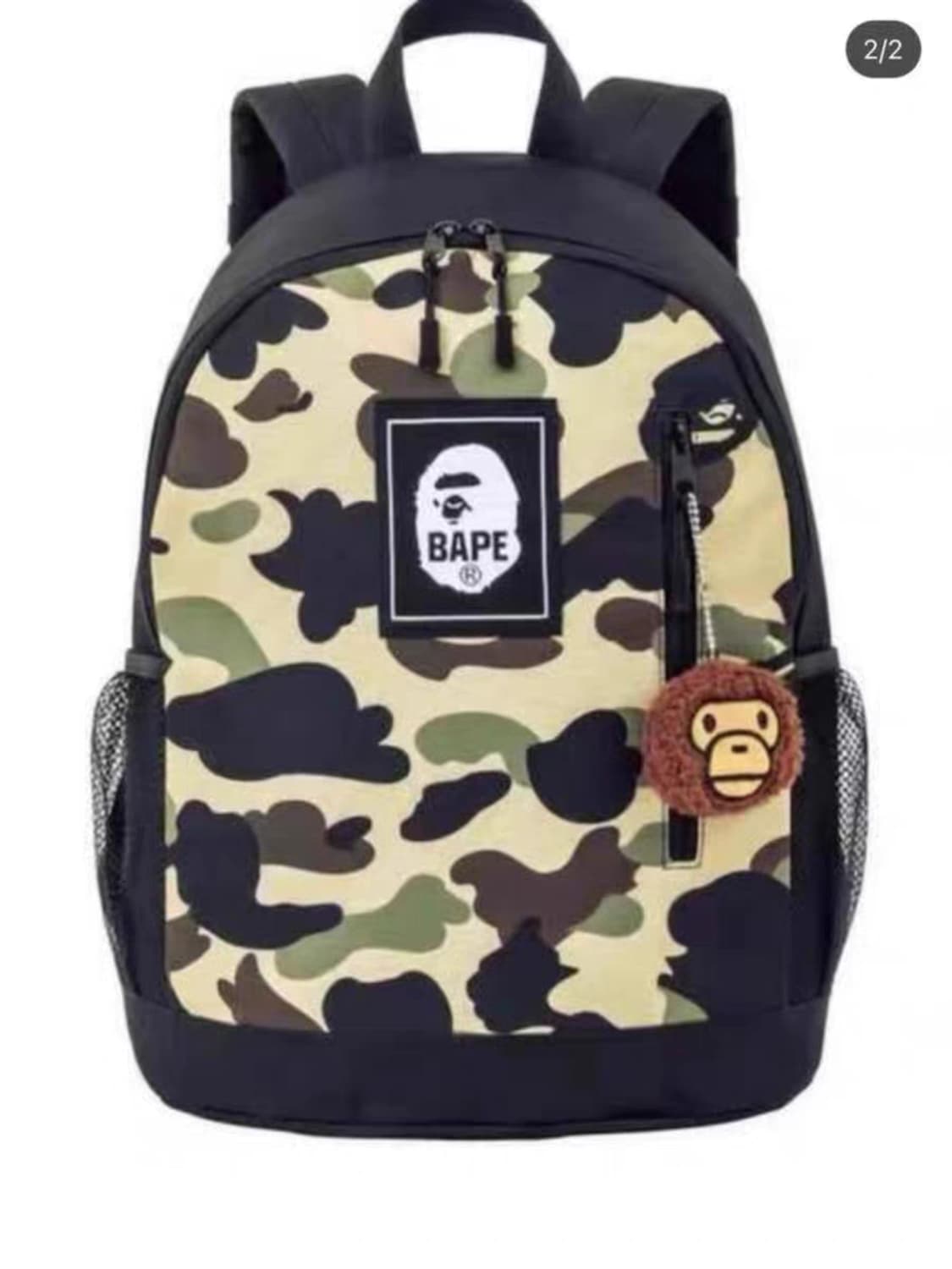 베이프 백팩 + 베이프 마일로 키링 상품이미지1