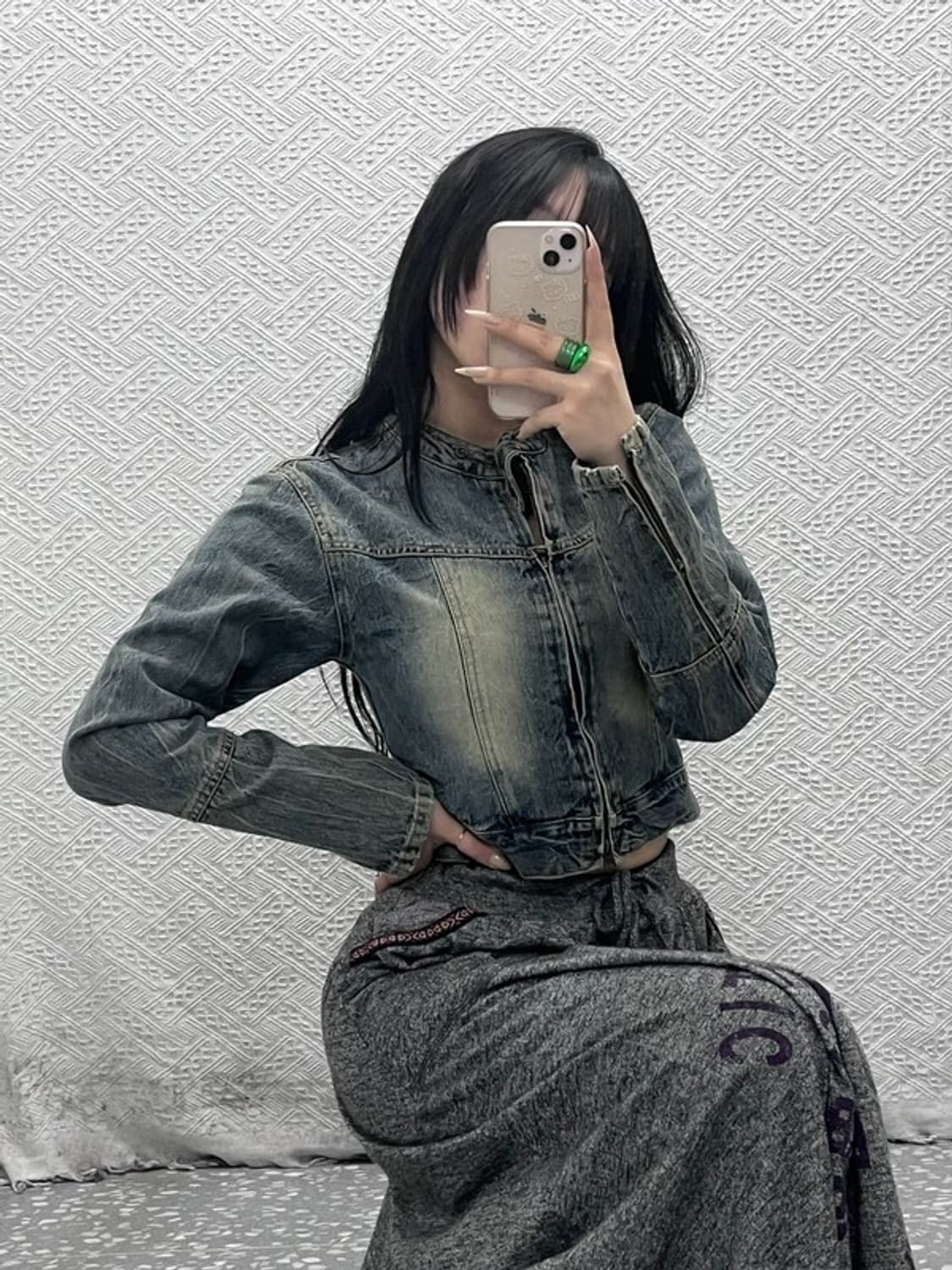 블랙업 클레븐 빈티지 워싱 데님 자켓 S C08382 상품이미지2