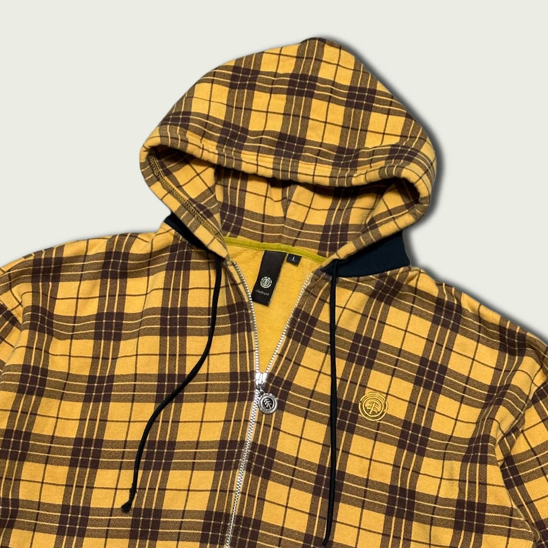 엘리멘트 체크 후드집업 상품이미지3