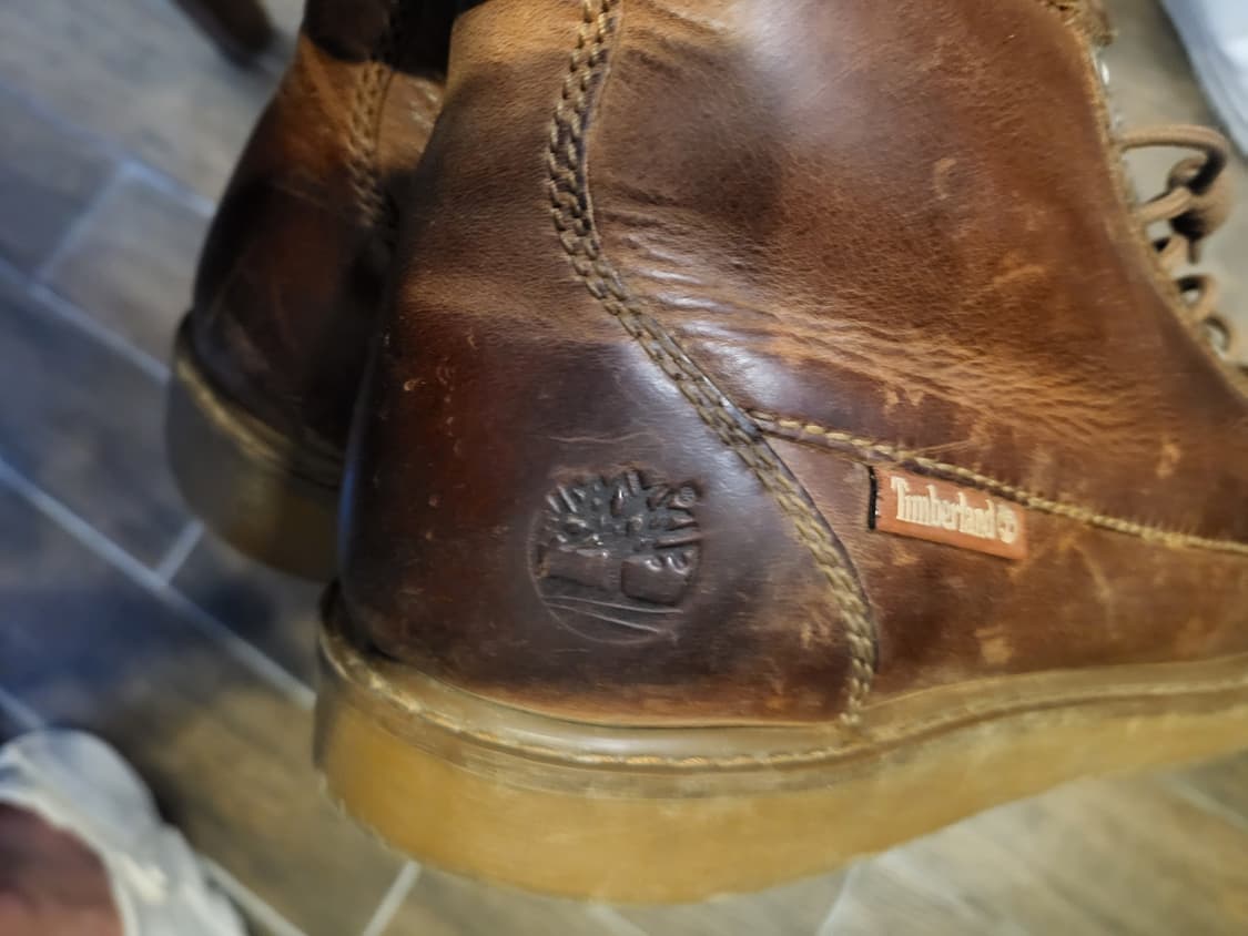 팀버랜드  가죽 브라운 부츠us8 상품이미지4