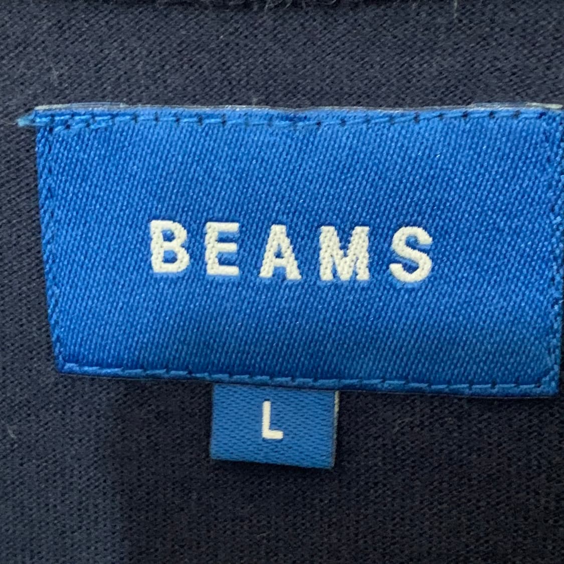 L BEAMS 빔즈 로고 패치 포켓 반팔티 상품이미지6