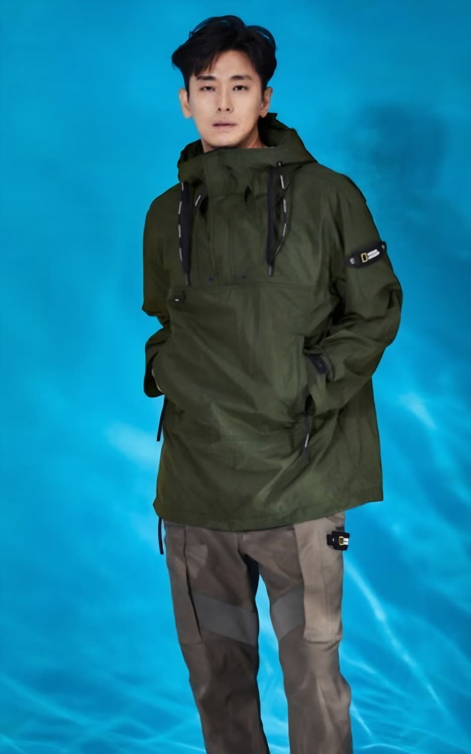 (착샷) 네셔널지오그래픽 바람막이 유틸리티 아노락 자켓 상품이미지10