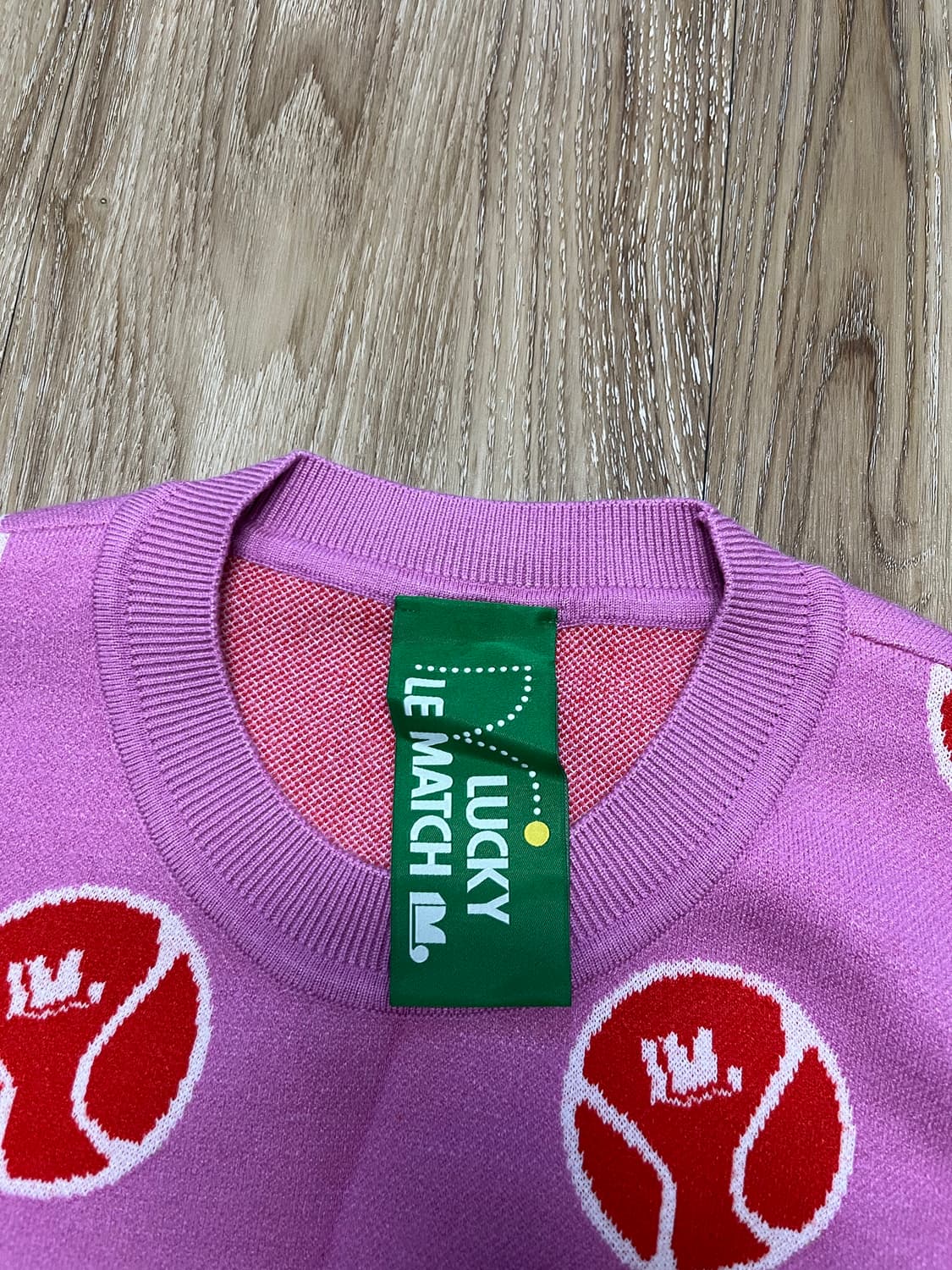 럭키 마르쉐 테니스 니트 베스트 상품이미지5