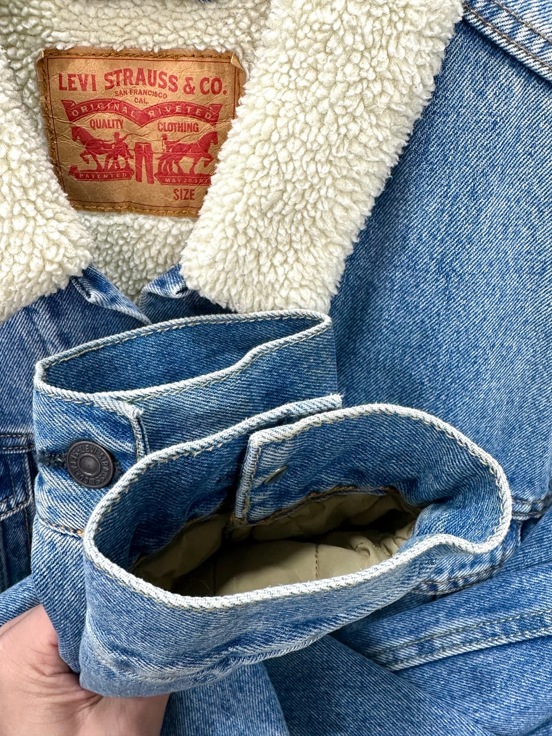 리바이스 쉐르파 트러커 자켓 L 상품이미지7