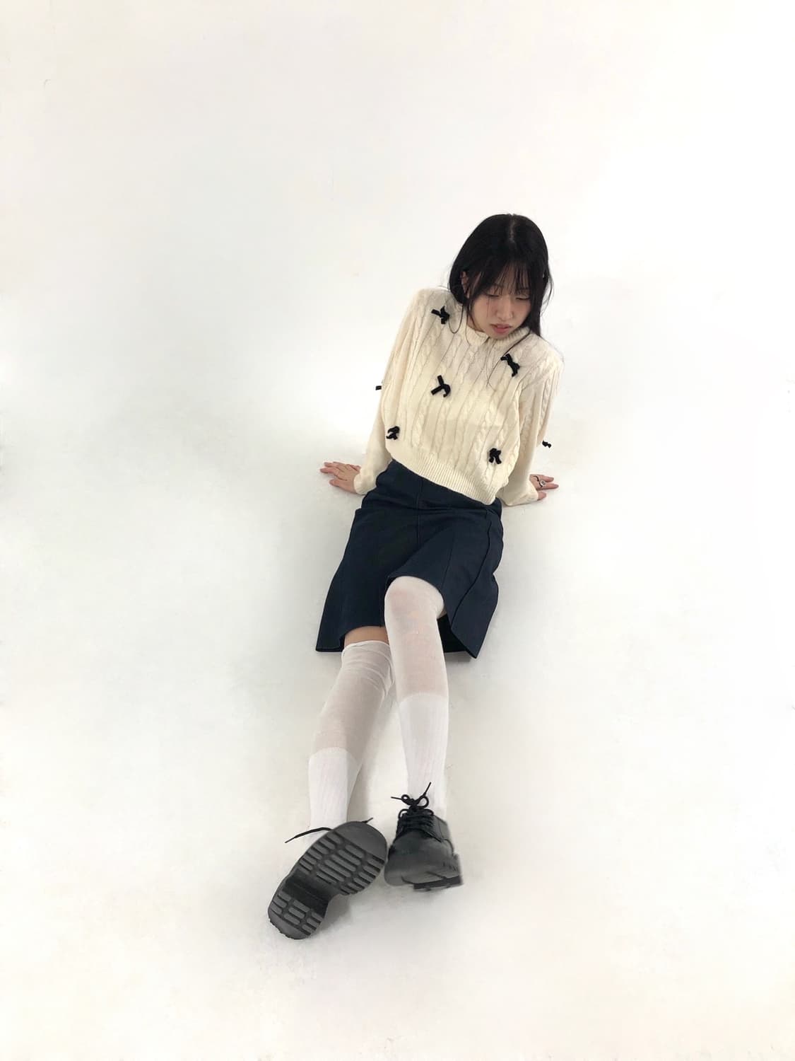 [코디세트] Ribbon Knit set 상품이미지2