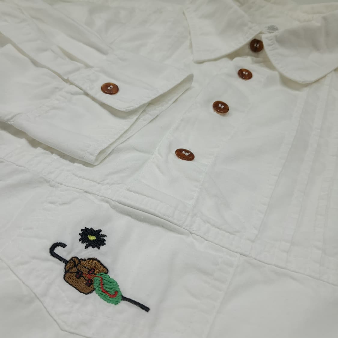 CL626 3XL 존에프지 90s 독일 트라흐텐 바바리안 알펜 셔츠 남 상품이미지4