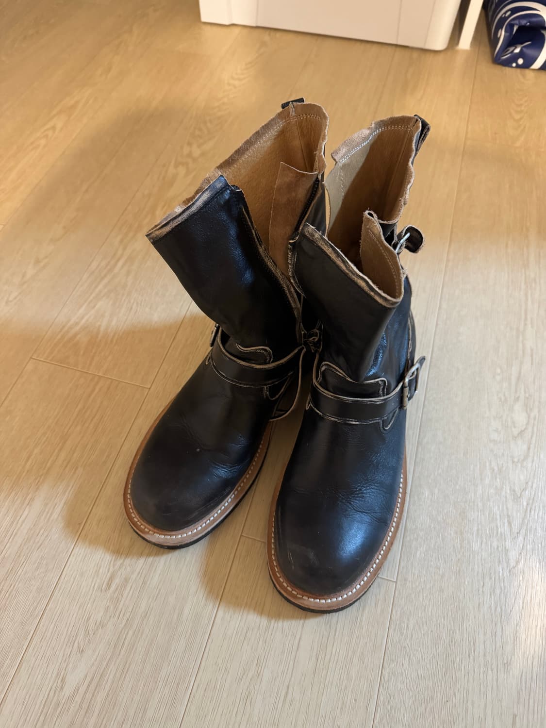 로맨틱무브 엔지니어 부츠 디스블랙275 상품이미지2