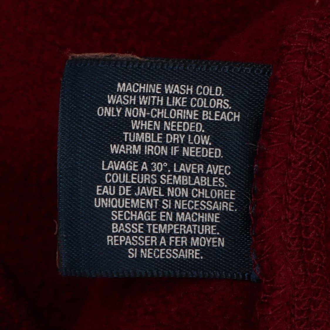 폴로 랄프로렌 버건디 후드집업 상품이미지9