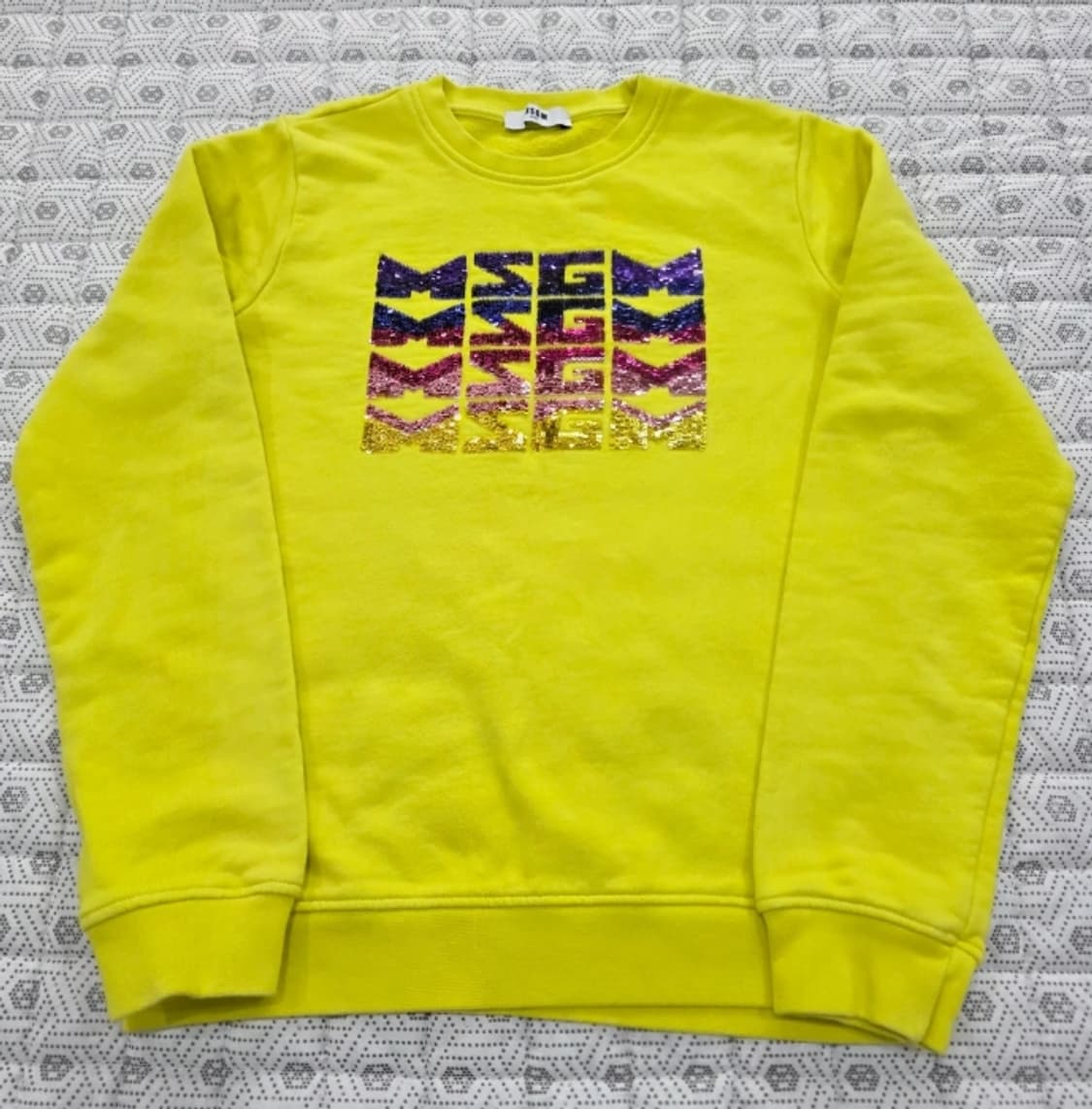 MSGM 엠에스지엠 주니어 맨투맨 12~14세 상품이미지2