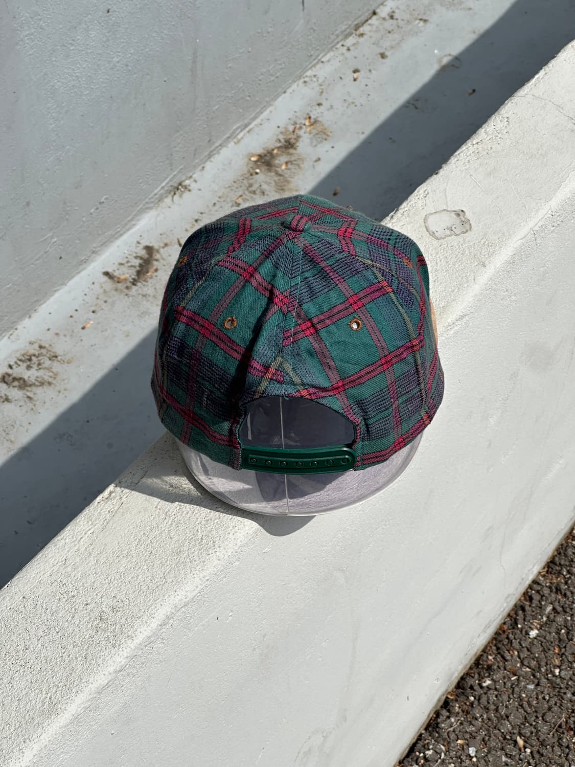 [F] GCC 타탄체크 스웨이드 빈티지 스냅백 모자 상품이미지4
