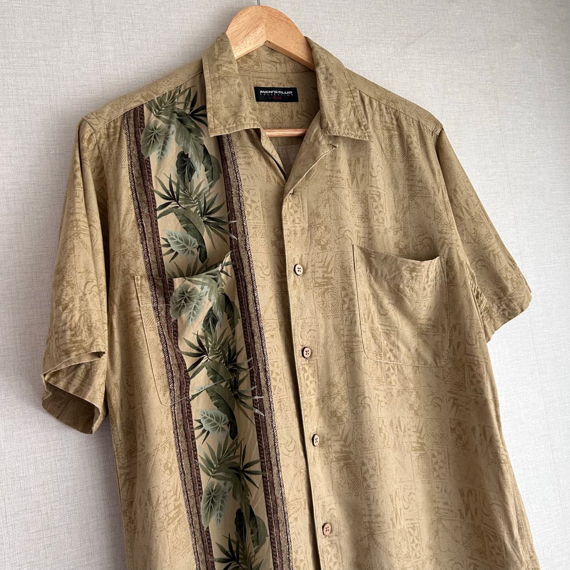 Vintage Leaf Pattern Hawaiian Shirts 상품이미지2
