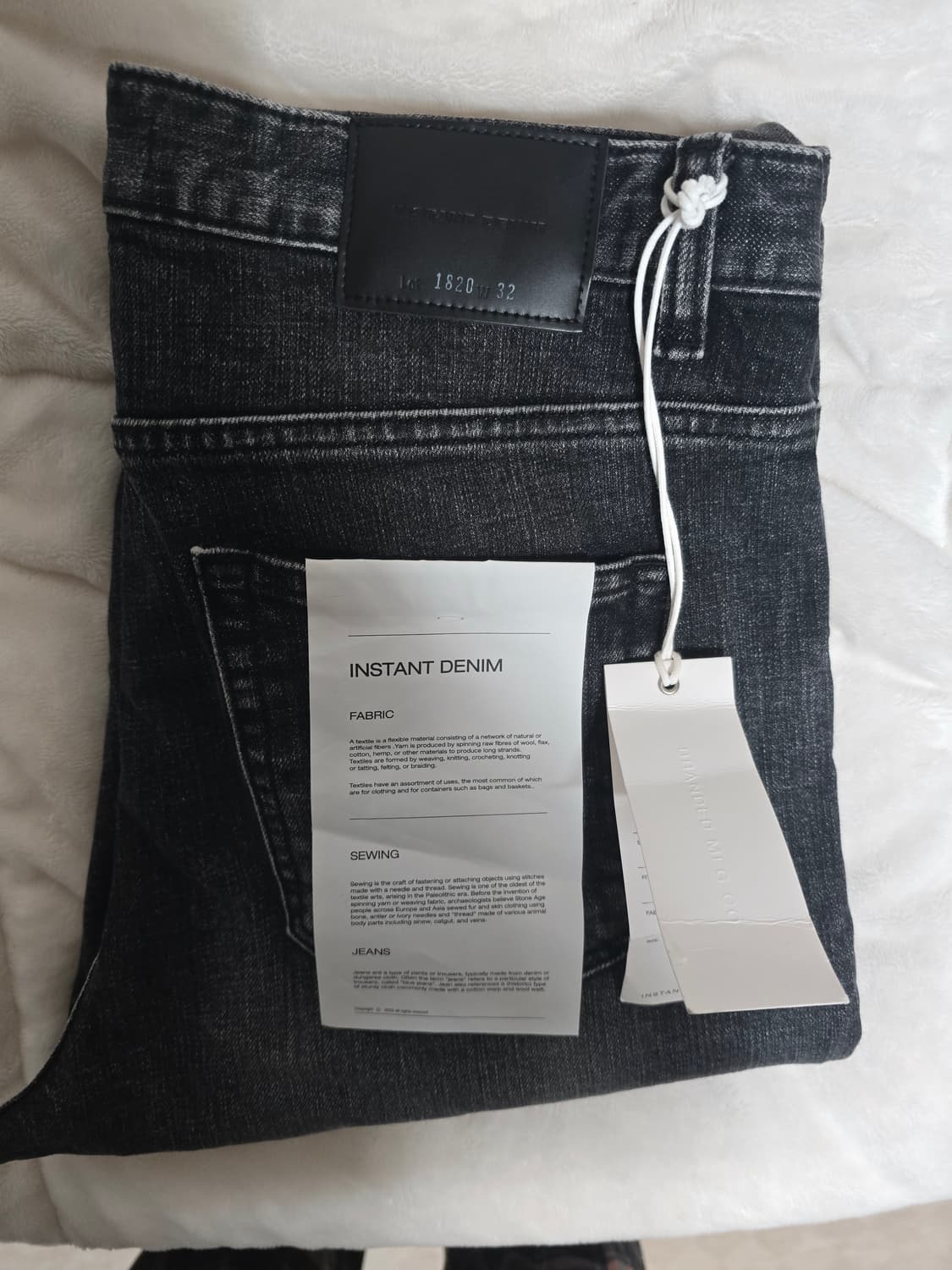 (새상품)브랜디드 1820 블랙 스탠다드4 데님진

32 상품이미지5