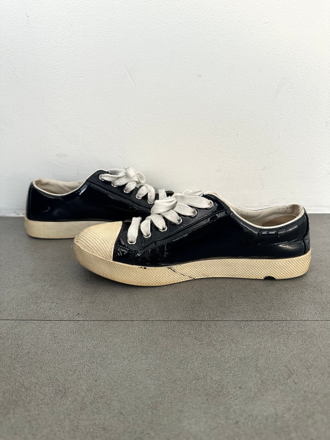 프라다 스포츠 2000s 페이던트 블루 스니커즈 상품이미지6