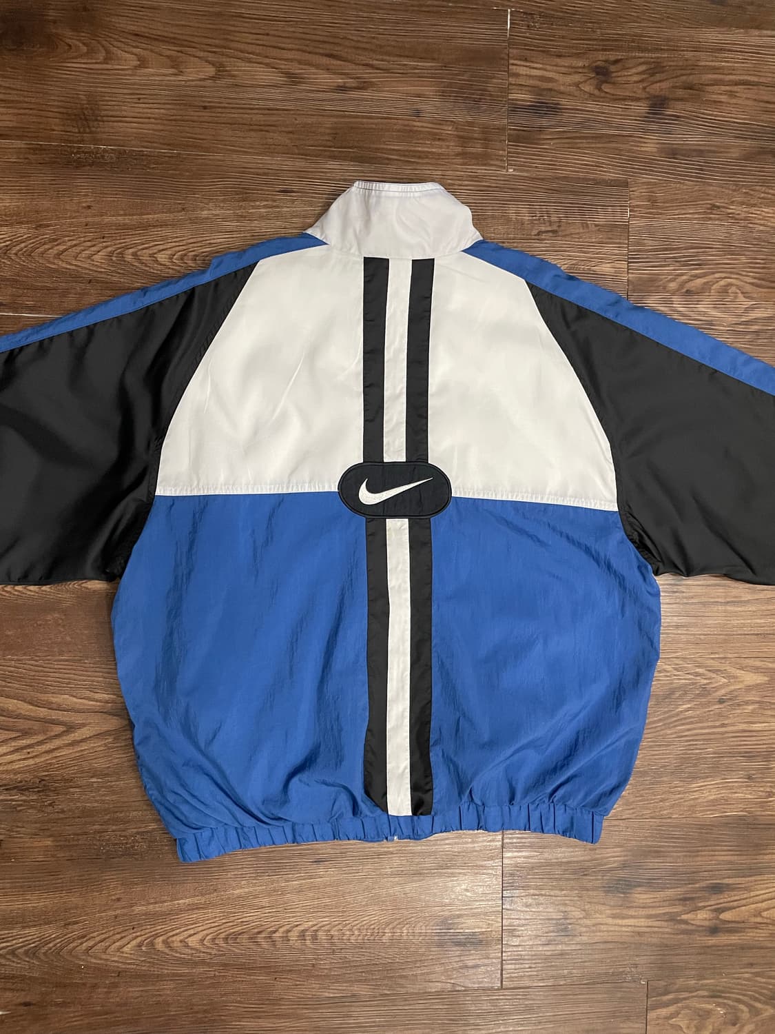 90s 나이키 희귀 올드스쿨 바람막이 멀티블루 상품이미지2