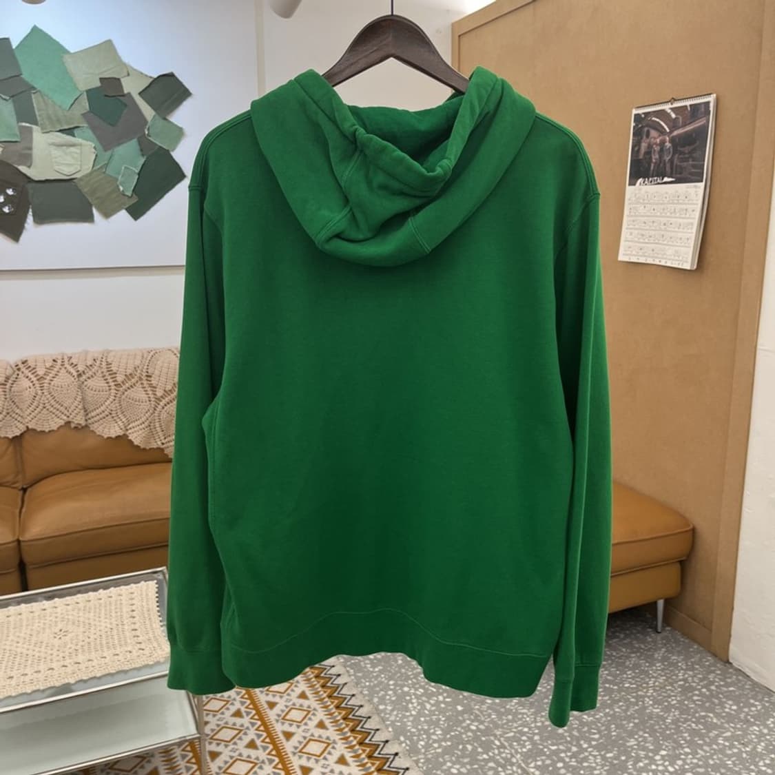 나이키 올드스쿨 레트로 빈티지 딥그린 후드티 L C10743 상품이미지4