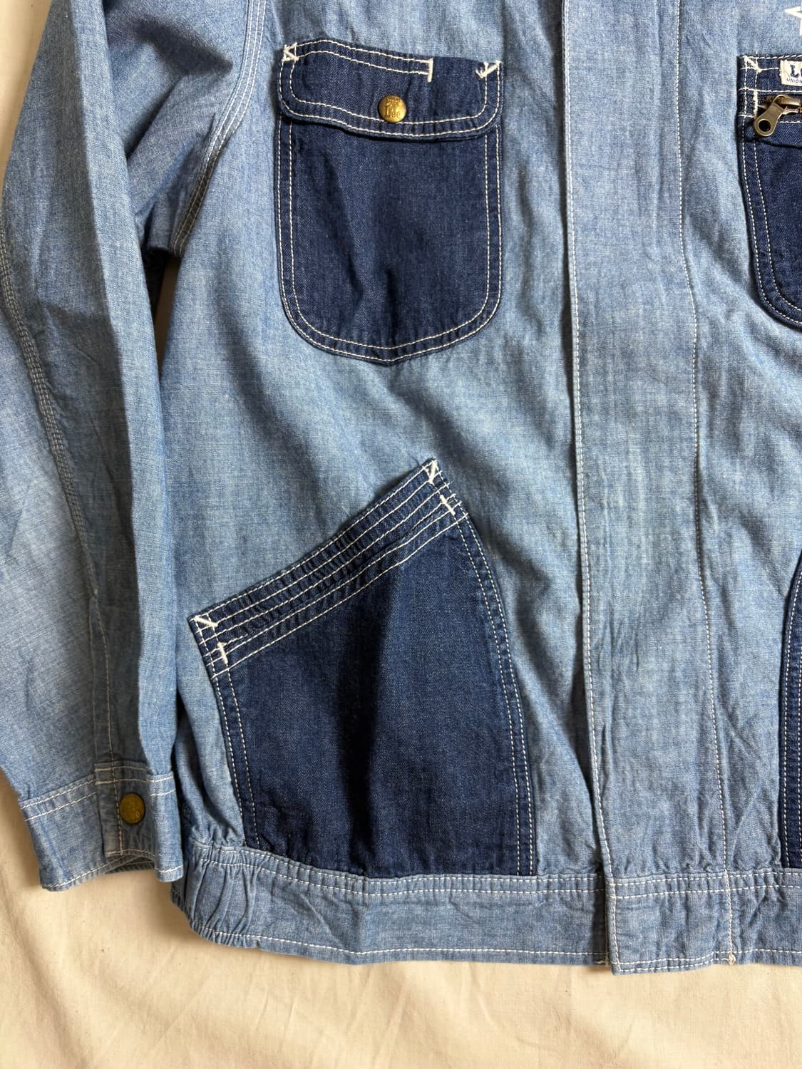 Levi's Lee 리바이스 리 패치워크 데님자켓 L 상품이미지4
