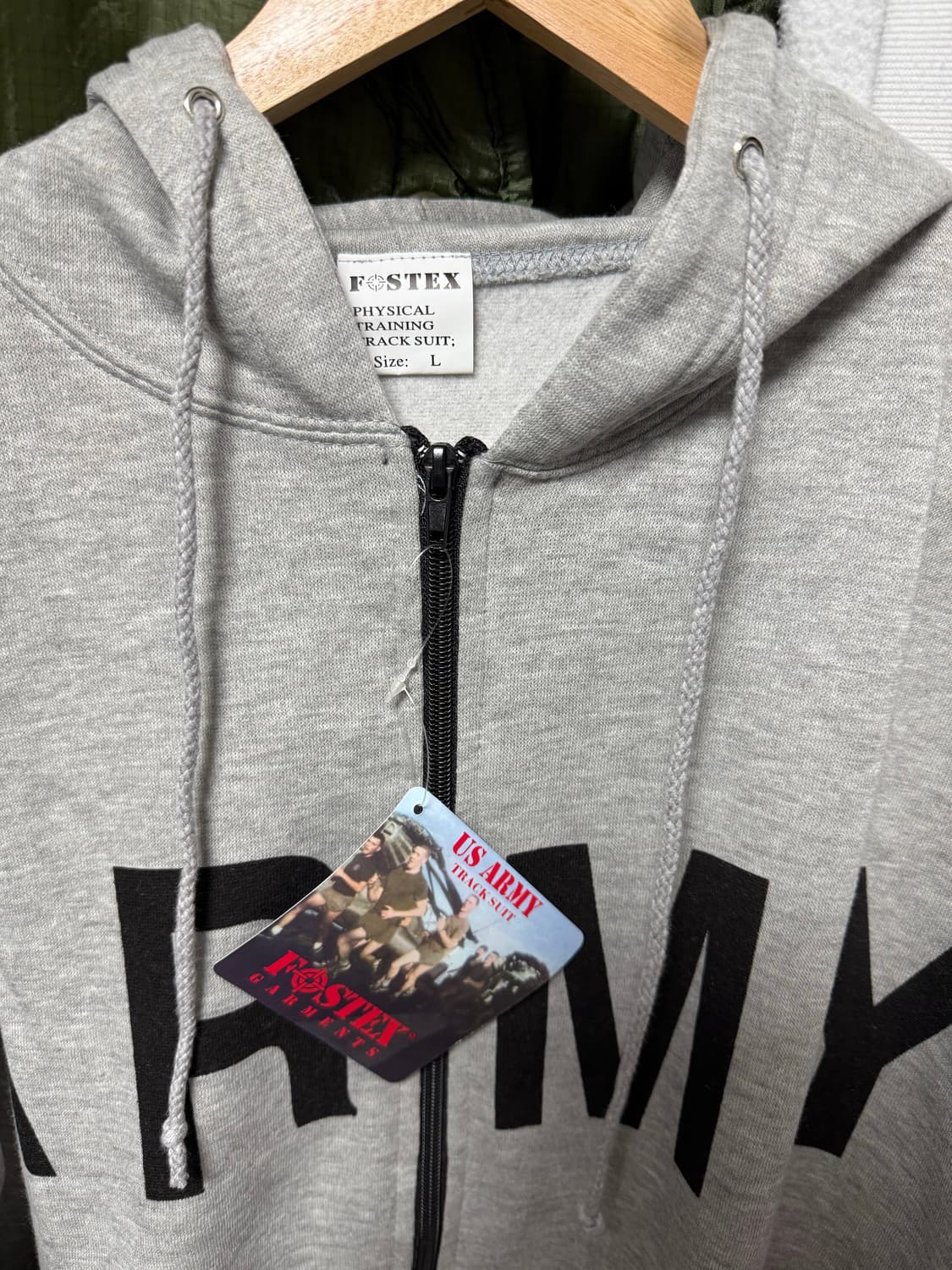(L) 칸예 포스텍스 가먼츠 army 후드집업 새상품 yeezy yzy 상품이미지2