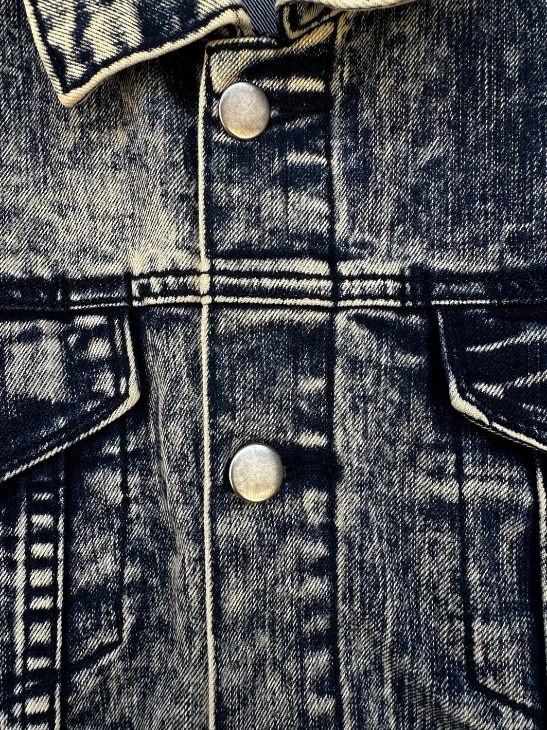 Acid Wash Denim Jacket 상품이미지4
