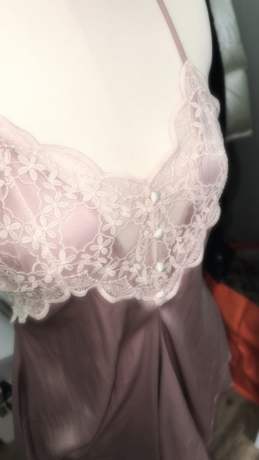 핑크 페어리 레이스 슬립 원피스 상품이미지2