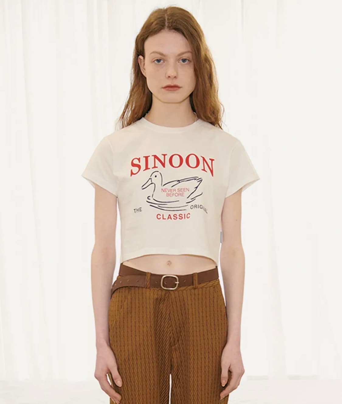 시눈 DUCKLING CROP T-SHIRT 상품이미지1