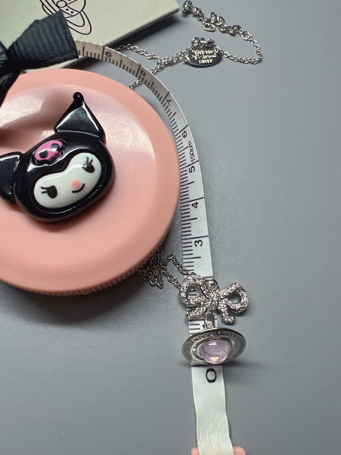 비비안웨스트우드 옥타비에 리본 목걸이 상품이미지2