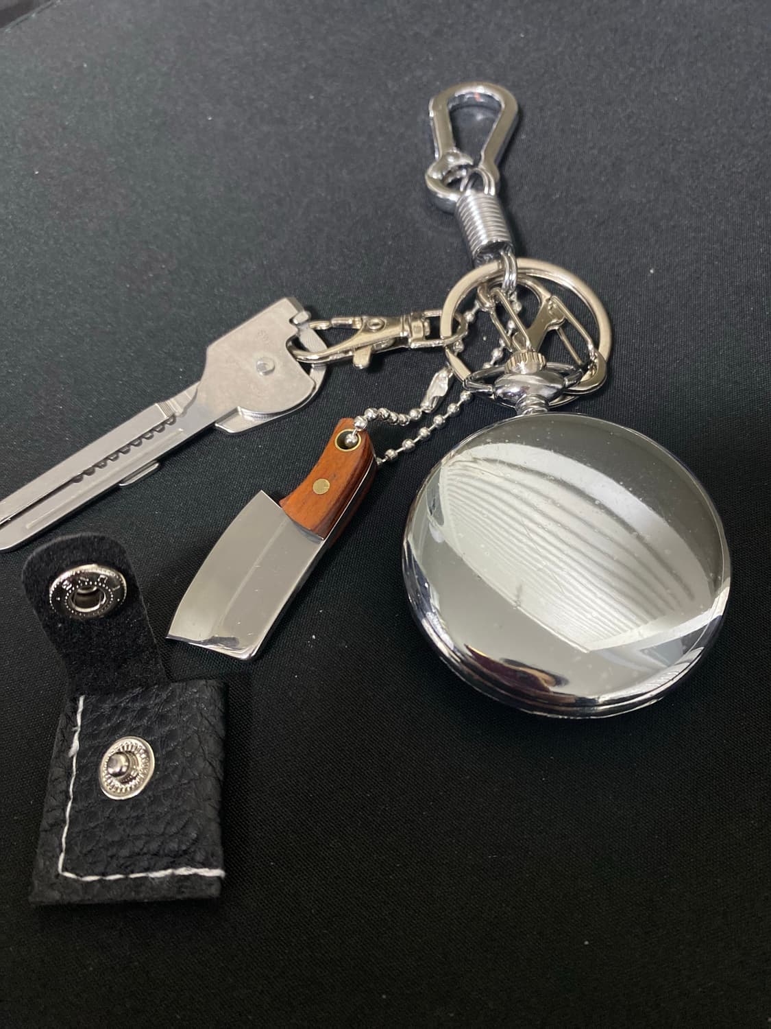 스틸 포켓워치 키링 상품이미지2