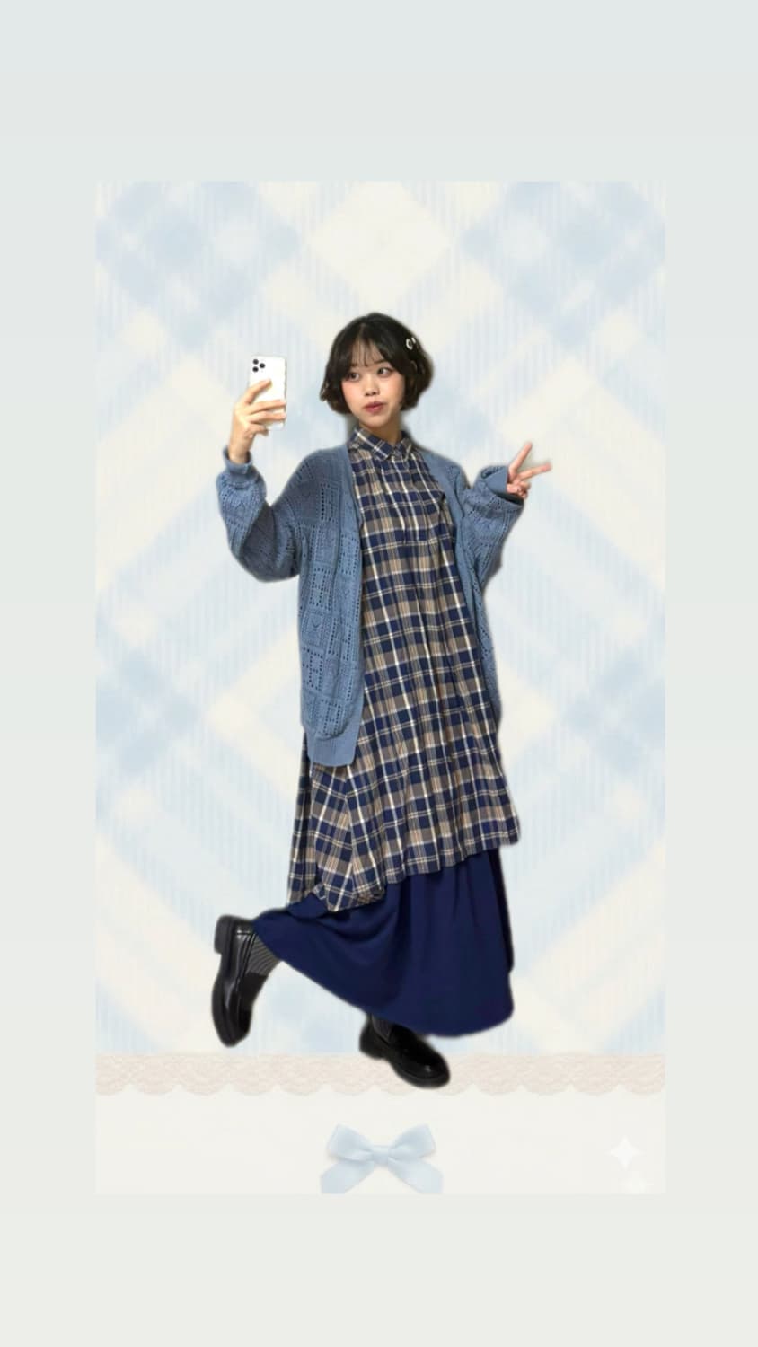 블루 너드 셋🩵 상품이미지2