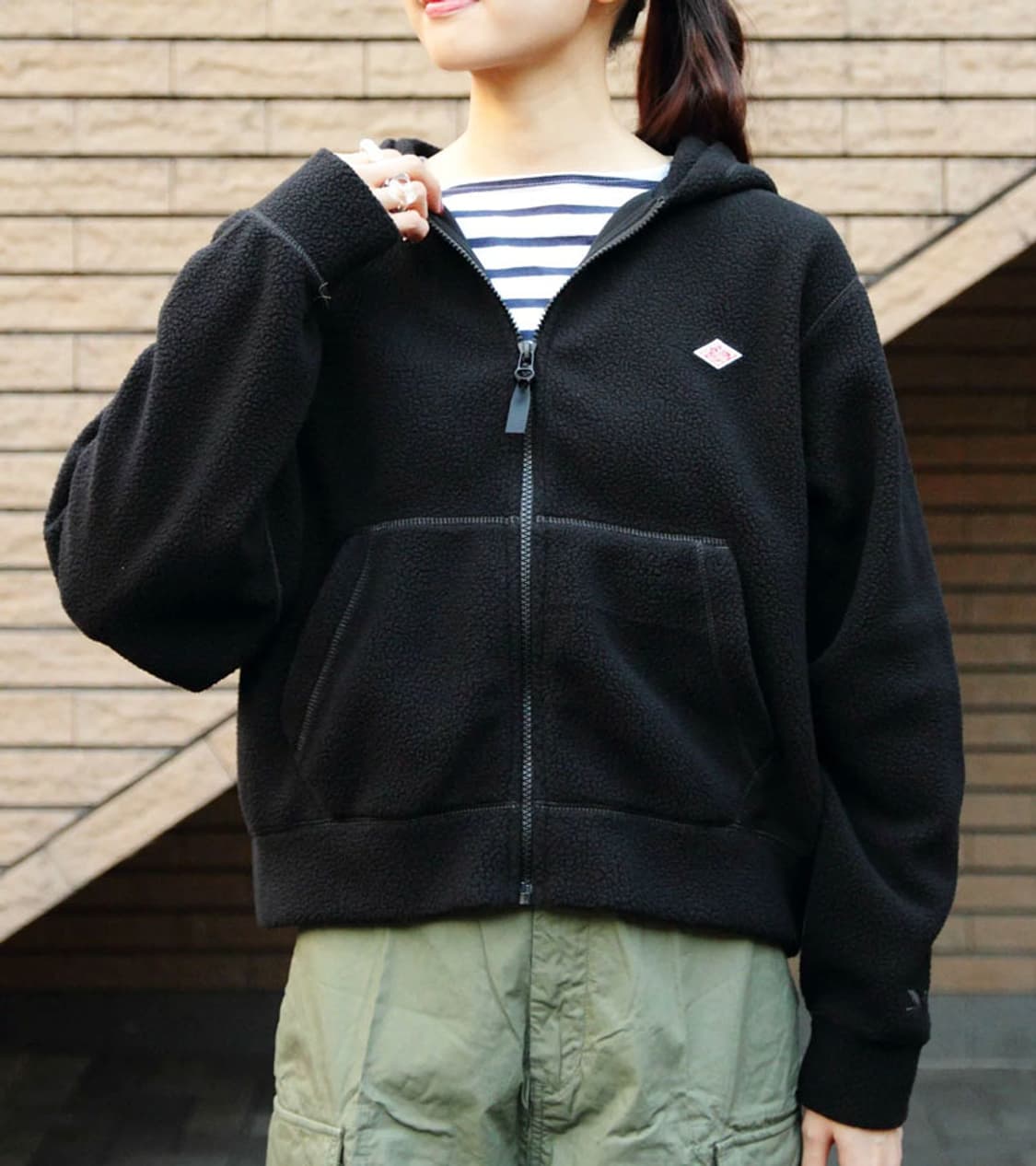 DANTON - 23FW POLARTEC CROP FLEECE ZIP 상품이미지3