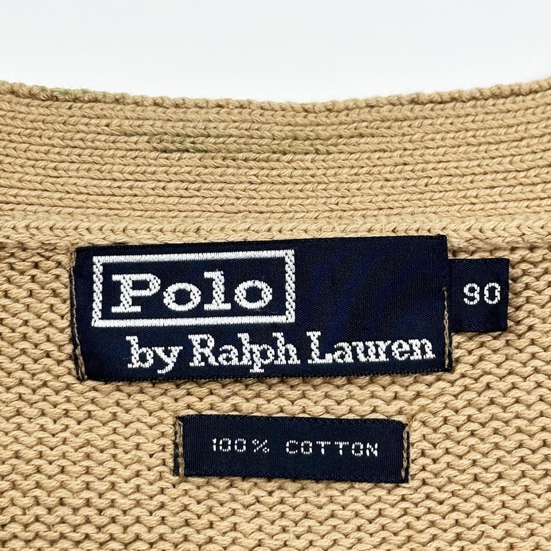 폴로 랄프로렌 포니 베이지 니트 가디건 (실측 L) 상품이미지5