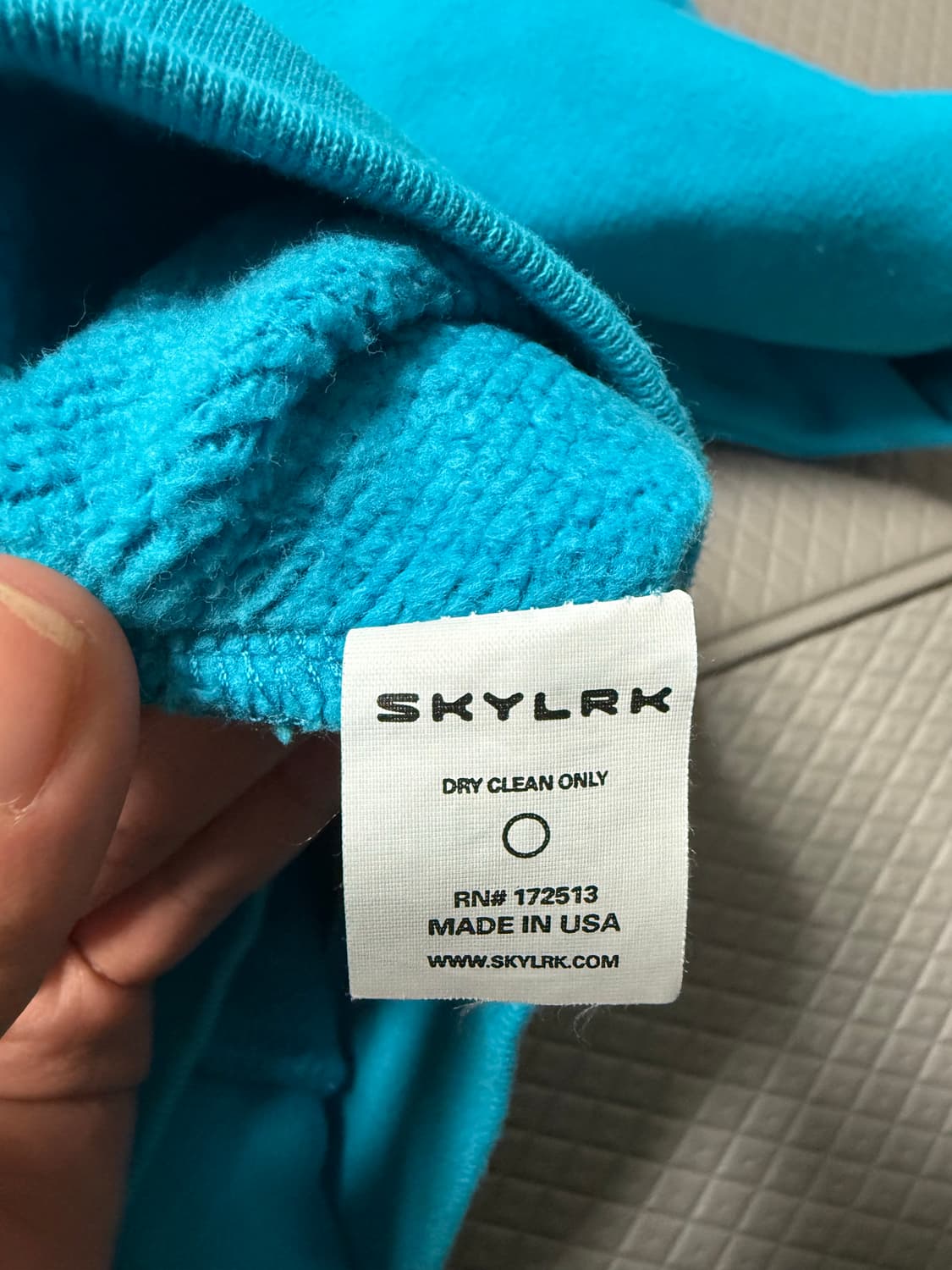 (L) SKYLRK 후드집업 초판 슈퍼블루 (Super Blue) 상품이미지6