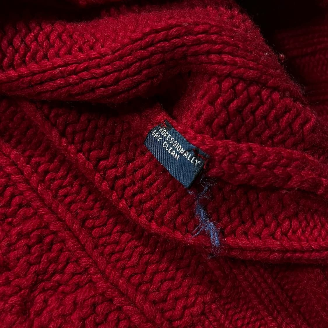 폴로 엘보우 레더패치 꽈배기 니트  상품이미지6