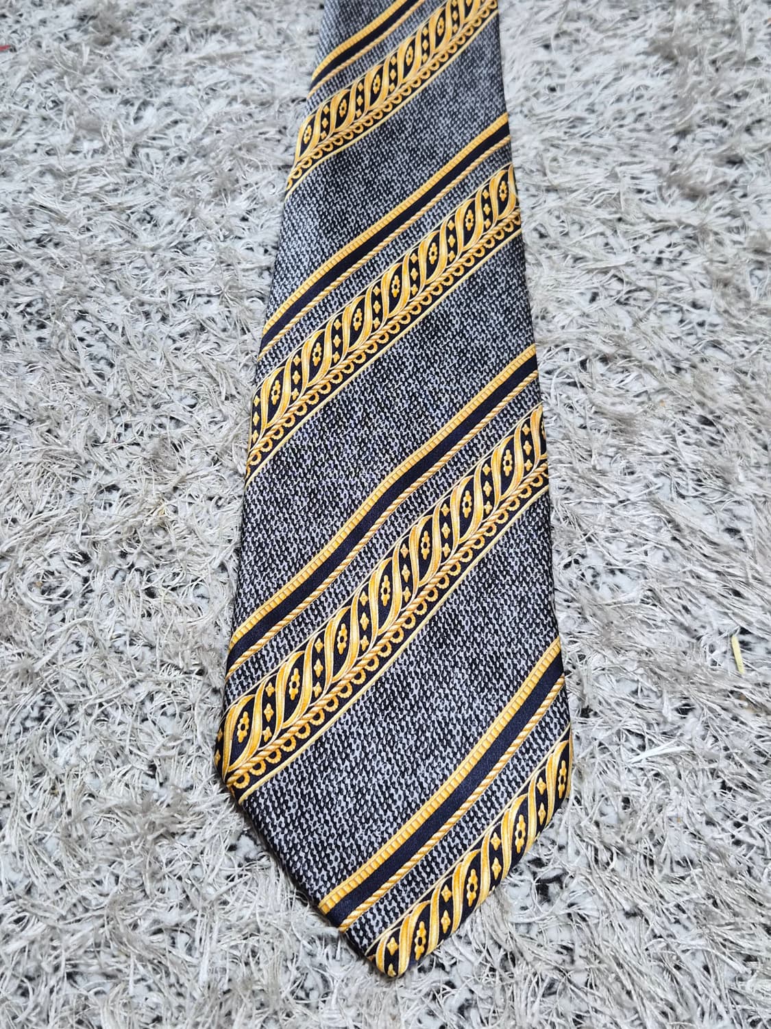 랑방Lanvin 금장 패턴 넥타이 Free - N67 상품이미지2