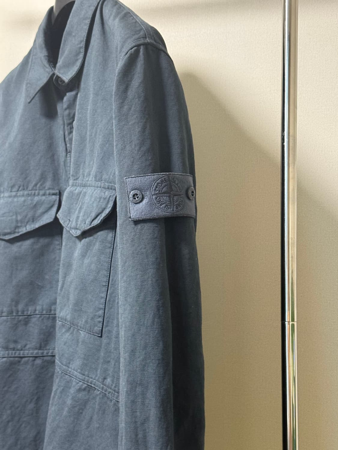 Stone island 스톤아일랜드 코튼 캔버스 오버셔츠 상품이미지3