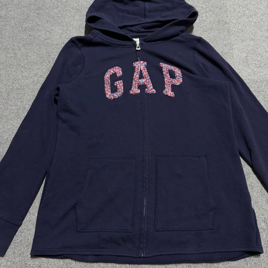 갭 네이비 후드집업 M 상품이미지2