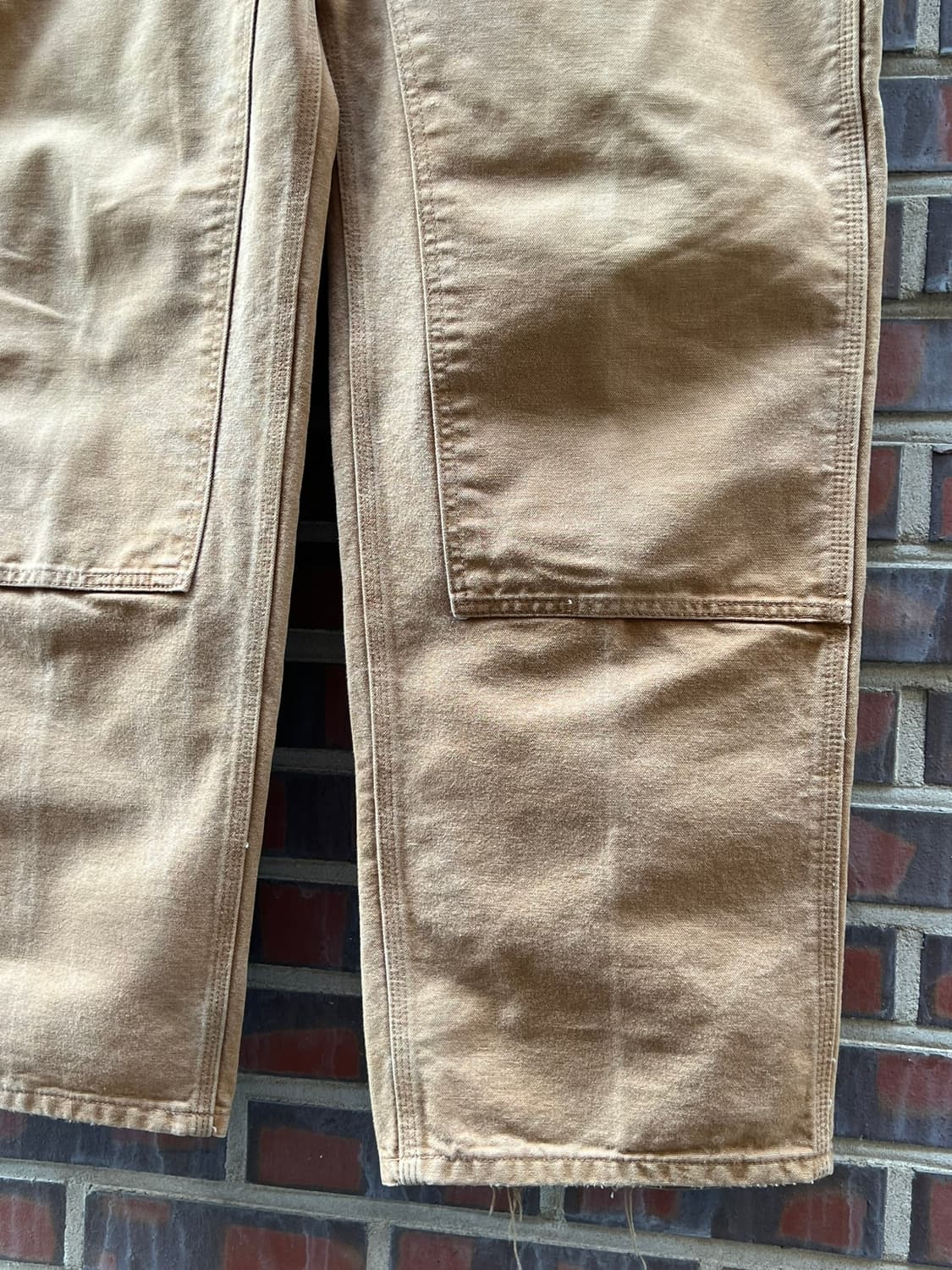 00's [40] 칼하트 B136 더블니 브라운 덕 카펜터 덩가리핏 팬츠 상품이미지5