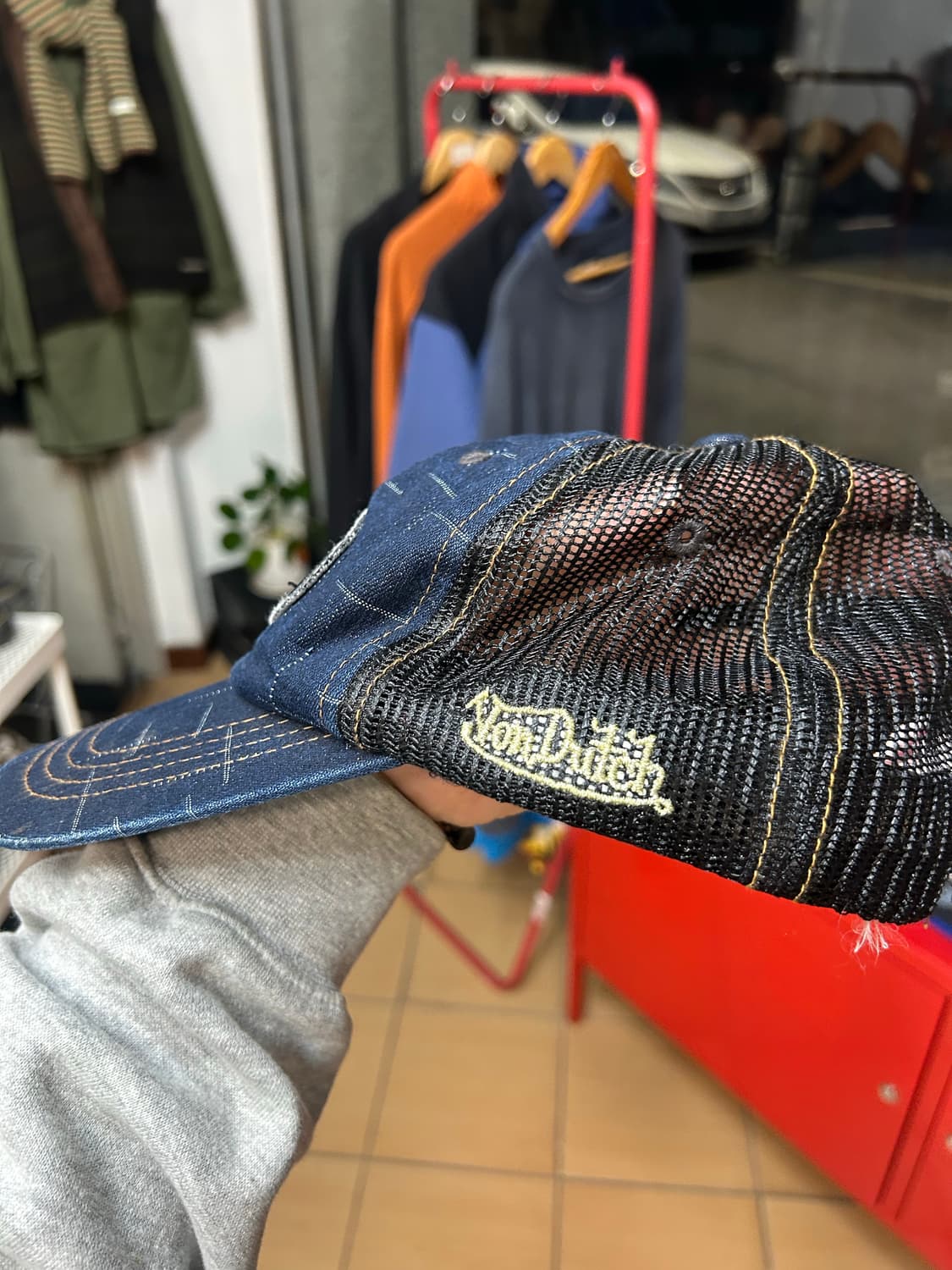 본더치 데님매쉬캡 상품이미지2