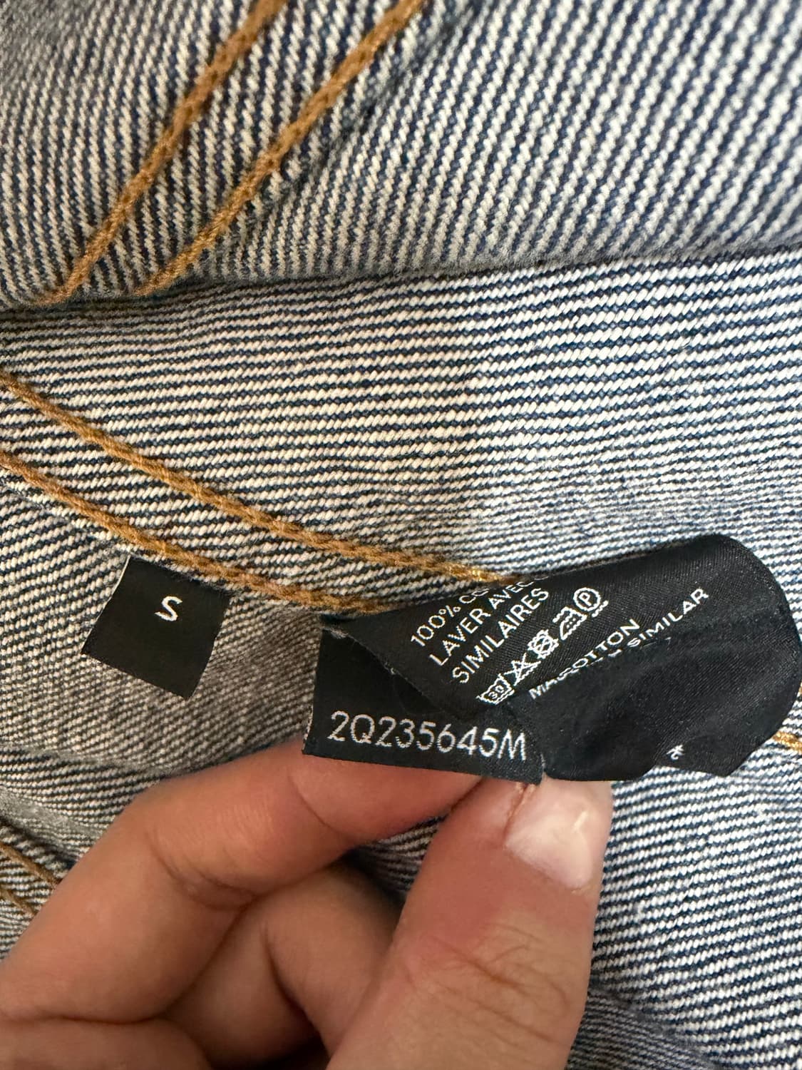 셀린느 문라이트 워싱 데님 자켓 상품이미지5