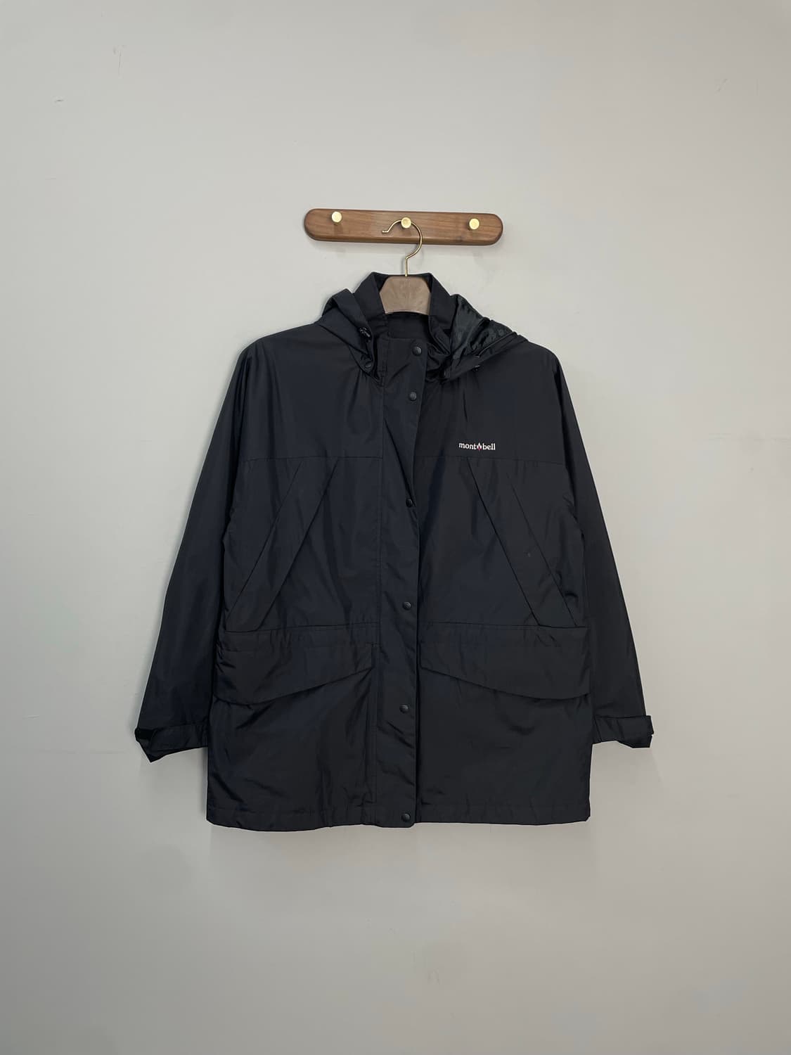 몽벨 고프코어 마운틴 블랙 바람막이 자켓 H2189 상품이미지2