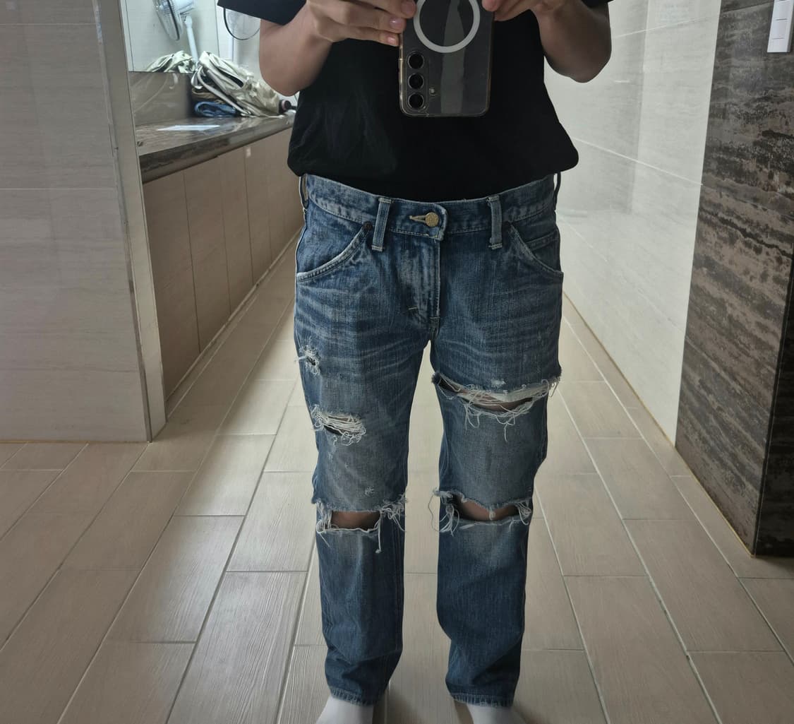 (Lee)스트레이트 핏 데님 바지 상품이미지1