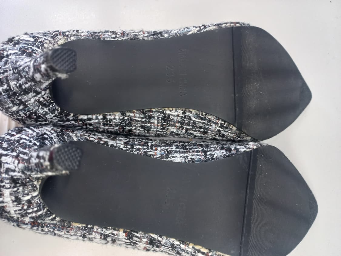 새상품)CHAAKAN 트위드 뾰족코 힐 235 상품이미지2