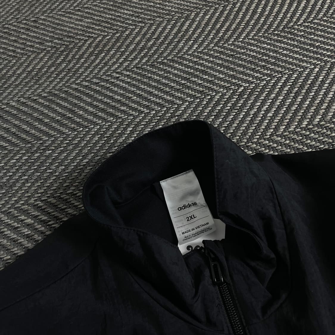 아디다스 아치로고 나일론 바람막이 블랙y 3530 상품이미지5