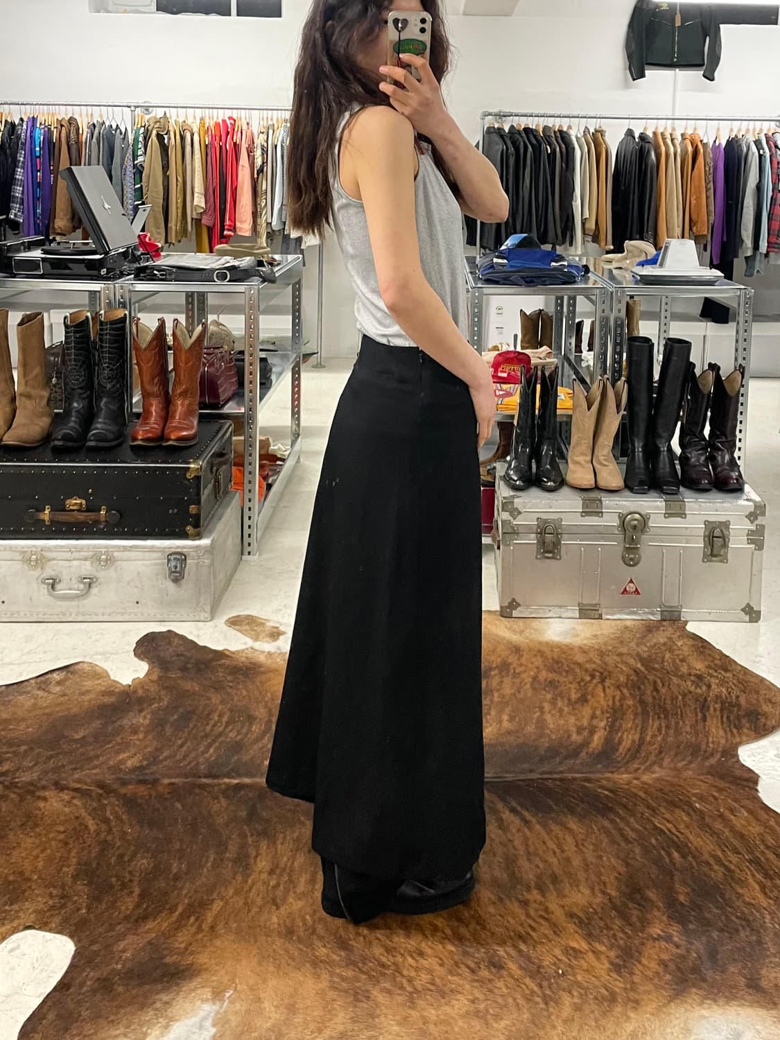 ISSEY MIYAKE long skirt 이세이 미야케 롱 스커트 상품이미지2