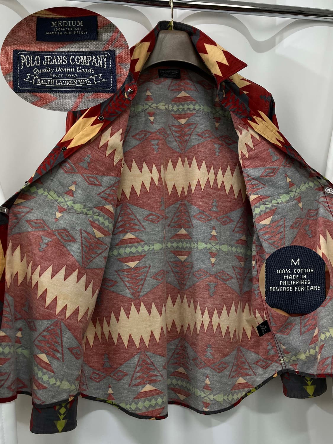 폴로 랄프로렌 콘초 아즈텍 사우스 웨스턴 셔츠 상품이미지3